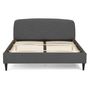 Voir la diapositive 4 : Paris Prix Lit Adulte Design  Dalinda  160x200cm Noir