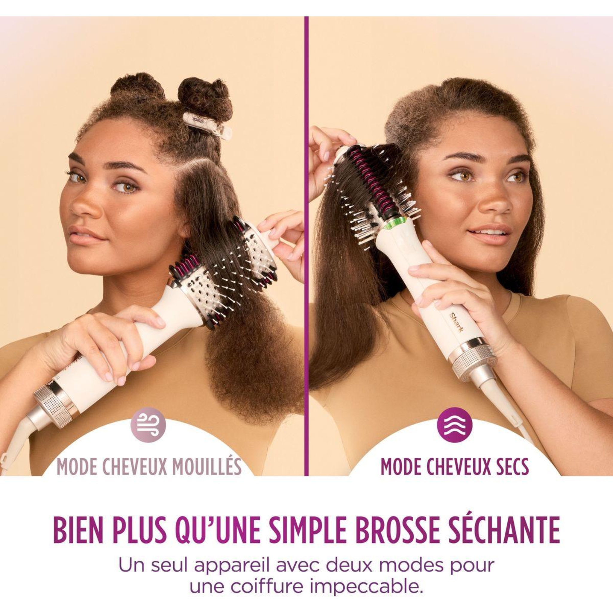 Voir la diapositive 4 : Shark Brosse chauffante Smoothstyle avec pochette HT212EU
