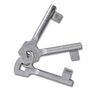 Voir la diapositive 5 : VIDAXL Portail de cloture a porte double Acier enduit de poudre