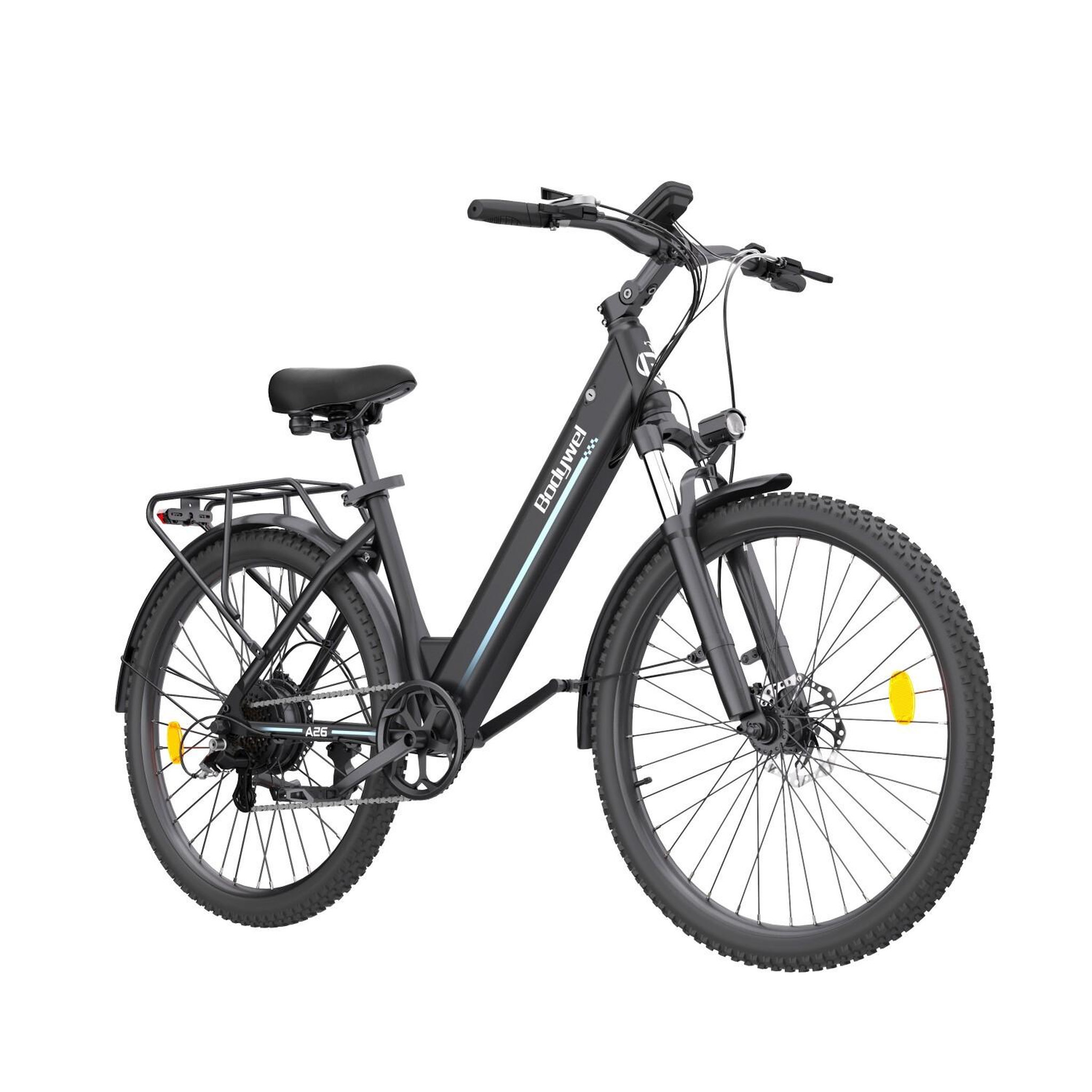 Voir la diapositive 2 : BODYWEL Vélo électrique bodywel a26 26  pour la ville