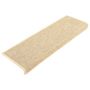 Voir la diapositive 2 : VIDAXL Tapis d'escalier autocollants 15 pcs 65x21x4 cm Beige clair