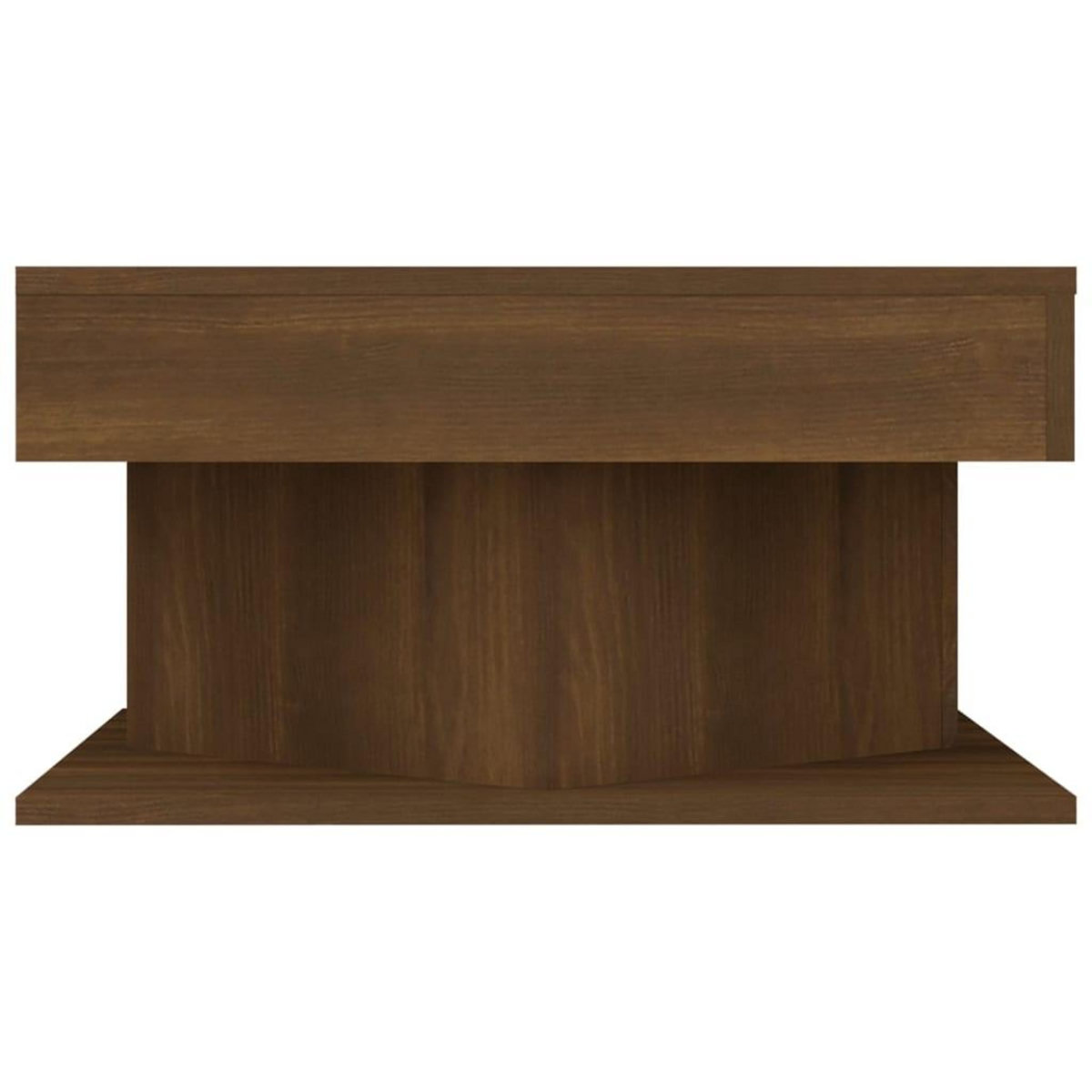 VIDAXL Table basse Chene marron 57x57x30 cm Bois d'ingenierie