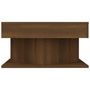 Voir la diapositive 4 : VIDAXL Table basse Chene marron 57x57x30 cm Bois d'ingenierie