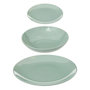 Voir la diapositive 1 : SECRET DE GOURMET Service de Table 18 Pièces  Colorama  26cm Vert Menthe