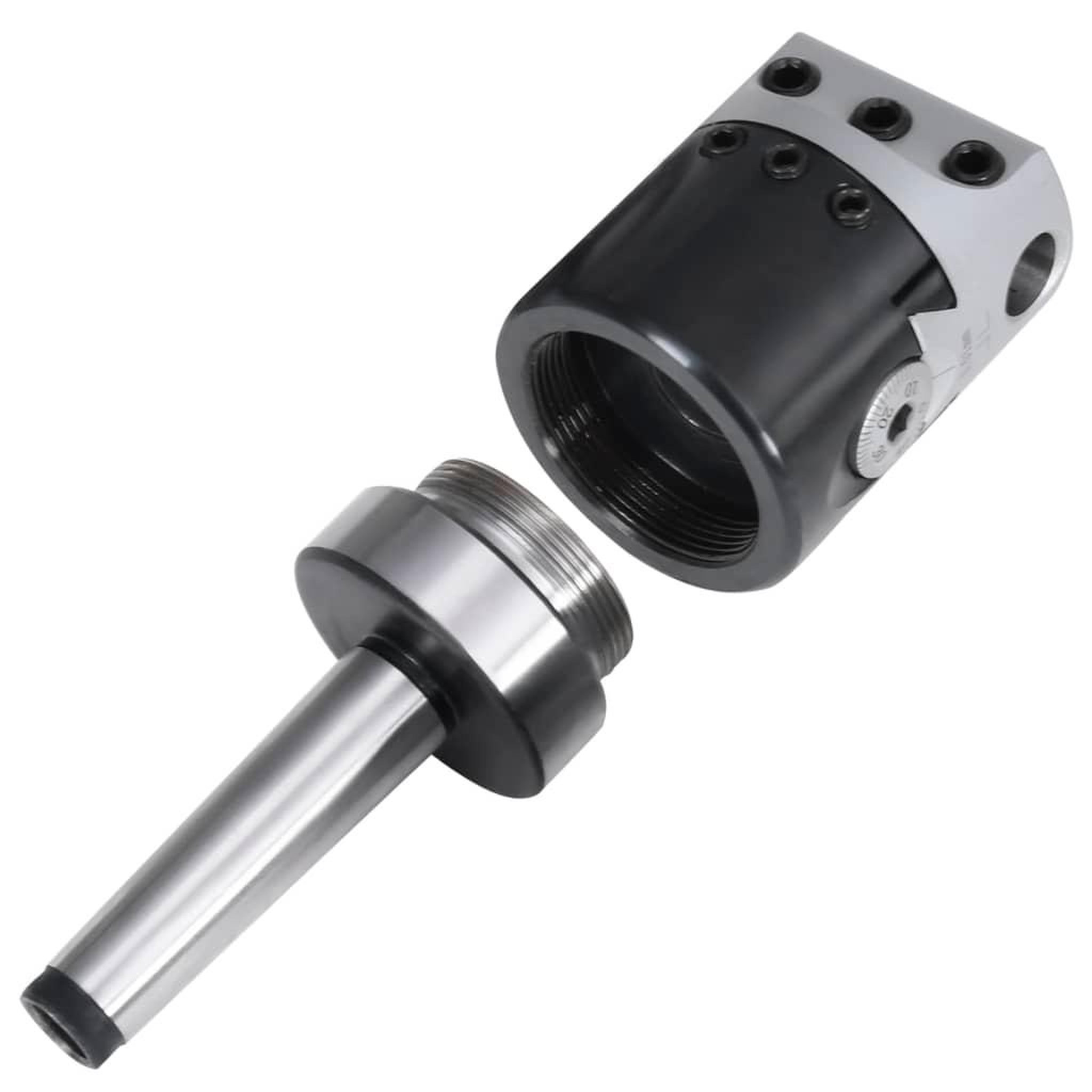 Voir la diapositive 4 : VIDAXL Jeu d'outils d'alesage 15 pcs 50 mm Tete d'alesage MT2-F1-12