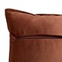 Voir la diapositive 3 : ATMOSPHERA Coussin Déco Uni  Lilou  45x45cm Marron Tonka