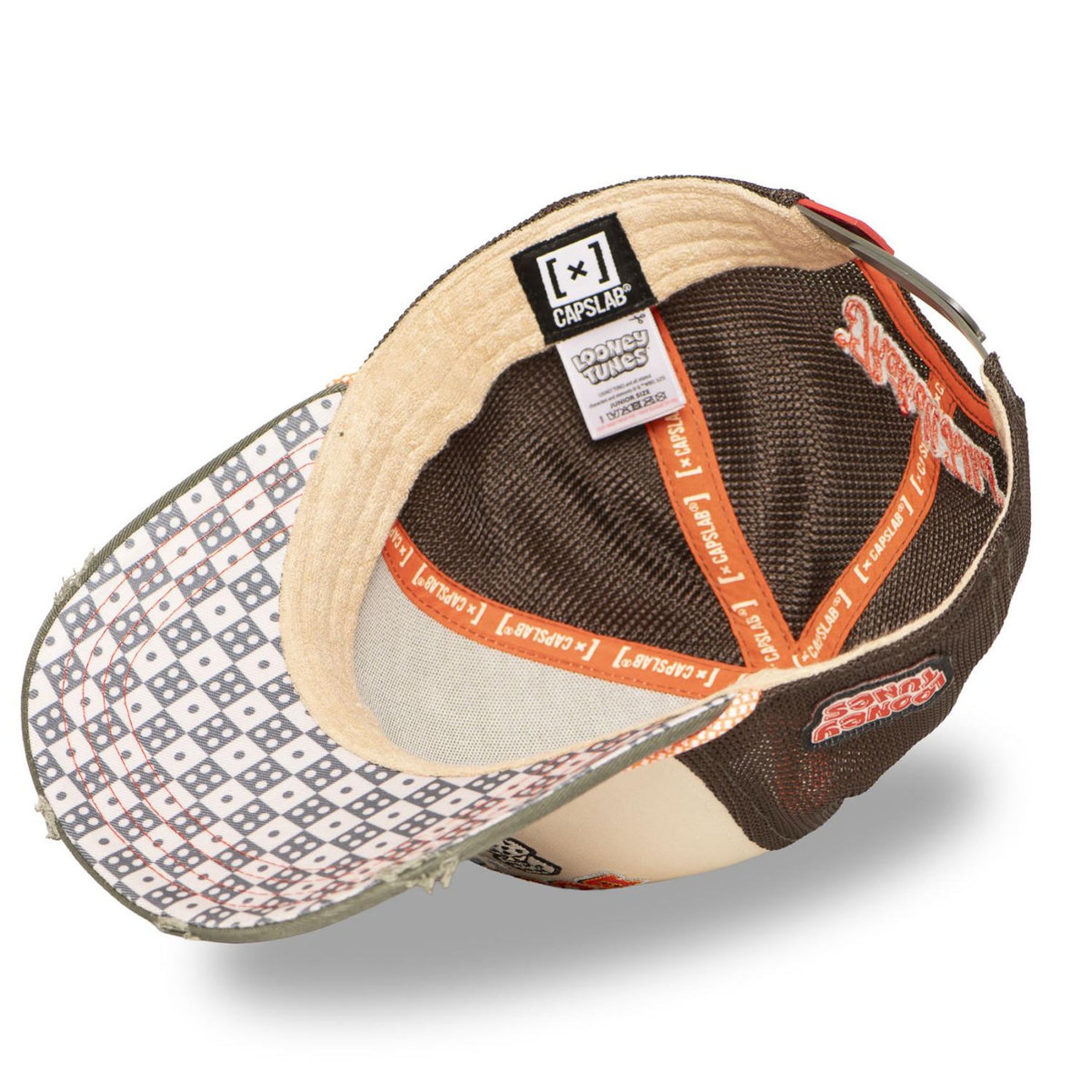 CAPSLAB Casquette semi curved finitions premium Looney Tunes Bugs Bunny