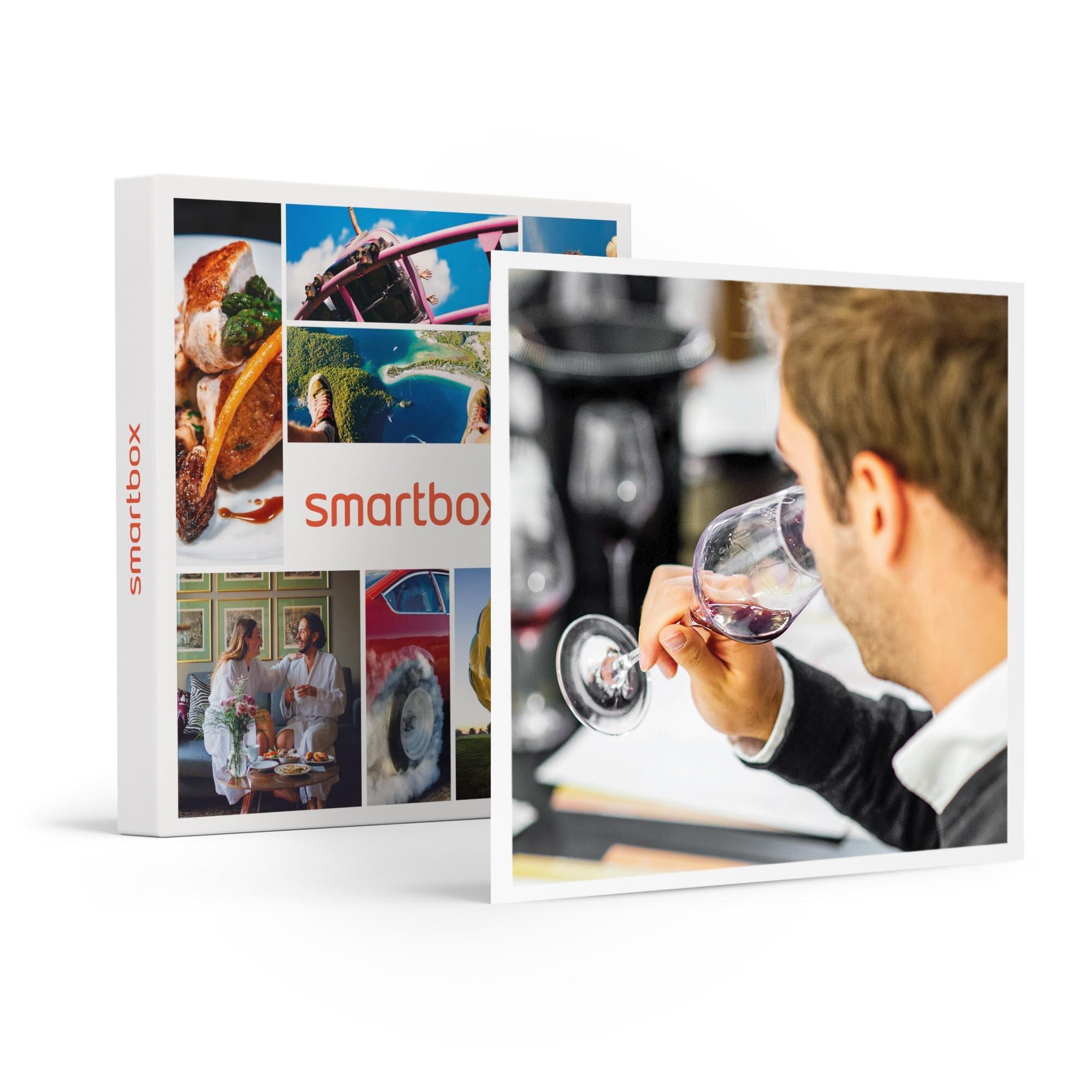 Voir la diapositive 1 : Smartbox Cours d'œnologie Prestige de 2h : grands crus de Bordeaux ou Bourgogne avec ProDégustation - Coffret Cadeau Gastronomie