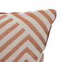 Voir la diapositive 2 : Paris Prix Coussin Déco  Jacquard  40x40cm Terracotta