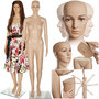 Voir la diapositive 1 : tectake Mannequin de vitrine en plastique beige