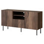 Voir la diapositive 1 : BEST MOBILIER Franco - buffet bas - effet bois - 2 portes, 2 niches et 1 tiroirs - 150 cm