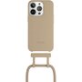 Voir la diapositive 3 : WOODCESSORIES Coque avec cordon iPhone 14 Pro Tour de cou Taupe