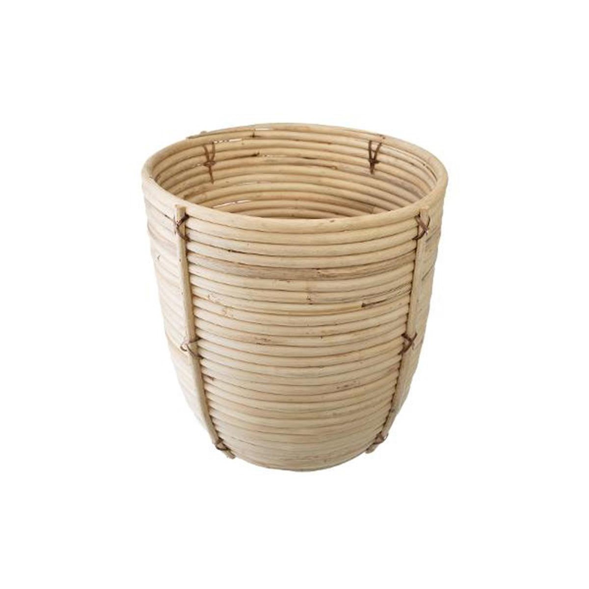 Voir la diapositive 4 : ATMOSPHERA Lot de 3 pots en rotin  eli  35cm naturel