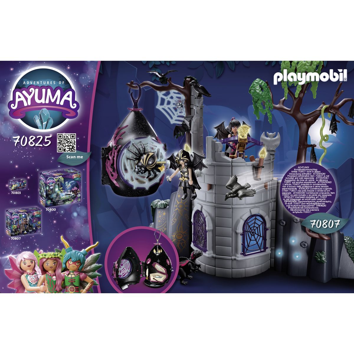 PLAYMOBIL 70825 - Maisonnette de Bat Fairies