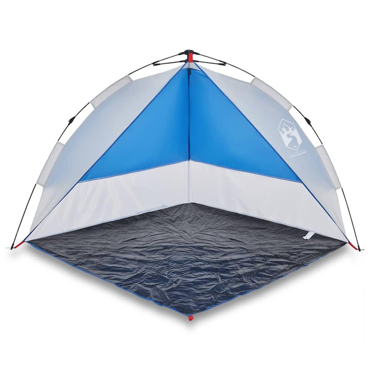 VIDAXL Tente de plage bleu azure liberation rapide impermeable