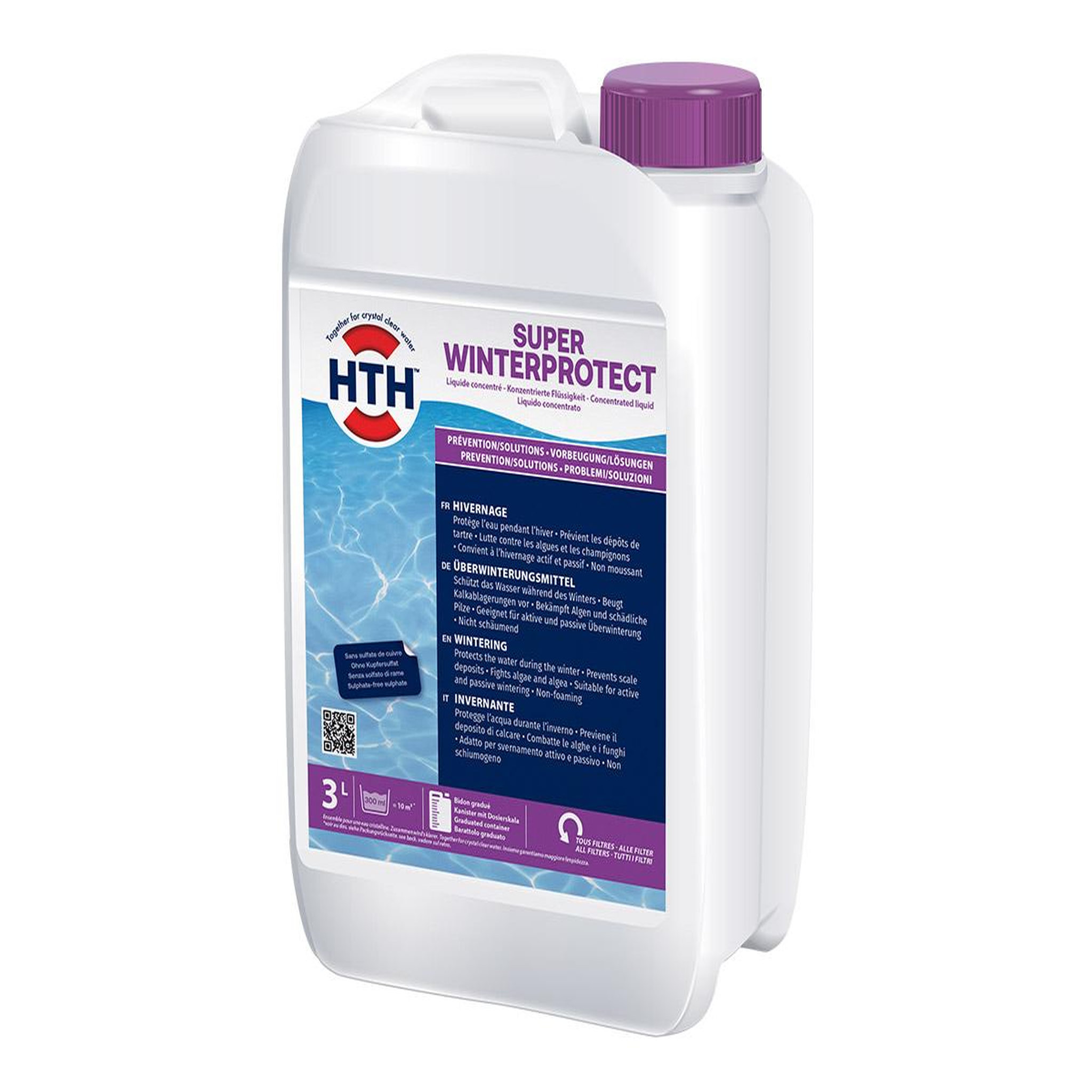 HTH Produit d'hivernage Super Winterprotect 3 L - HTH