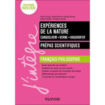 EXPERIENCE DE LA NATURE. CANGUILHEM, VERNE, HAUSHOFER. PREPAS SCIENTIFIQUES FRANCAIS-PHILOSOPHIE, EDITION 2025-2026, Farago France