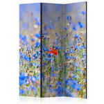 Paris Prix Paravent 3 Volets  A Sky Colored Meadow Cornflowers  135x172cm