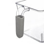 Voir la diapositive 2 : FIVE Bac de Rangement Frigo  Poignée  12cm Transparent