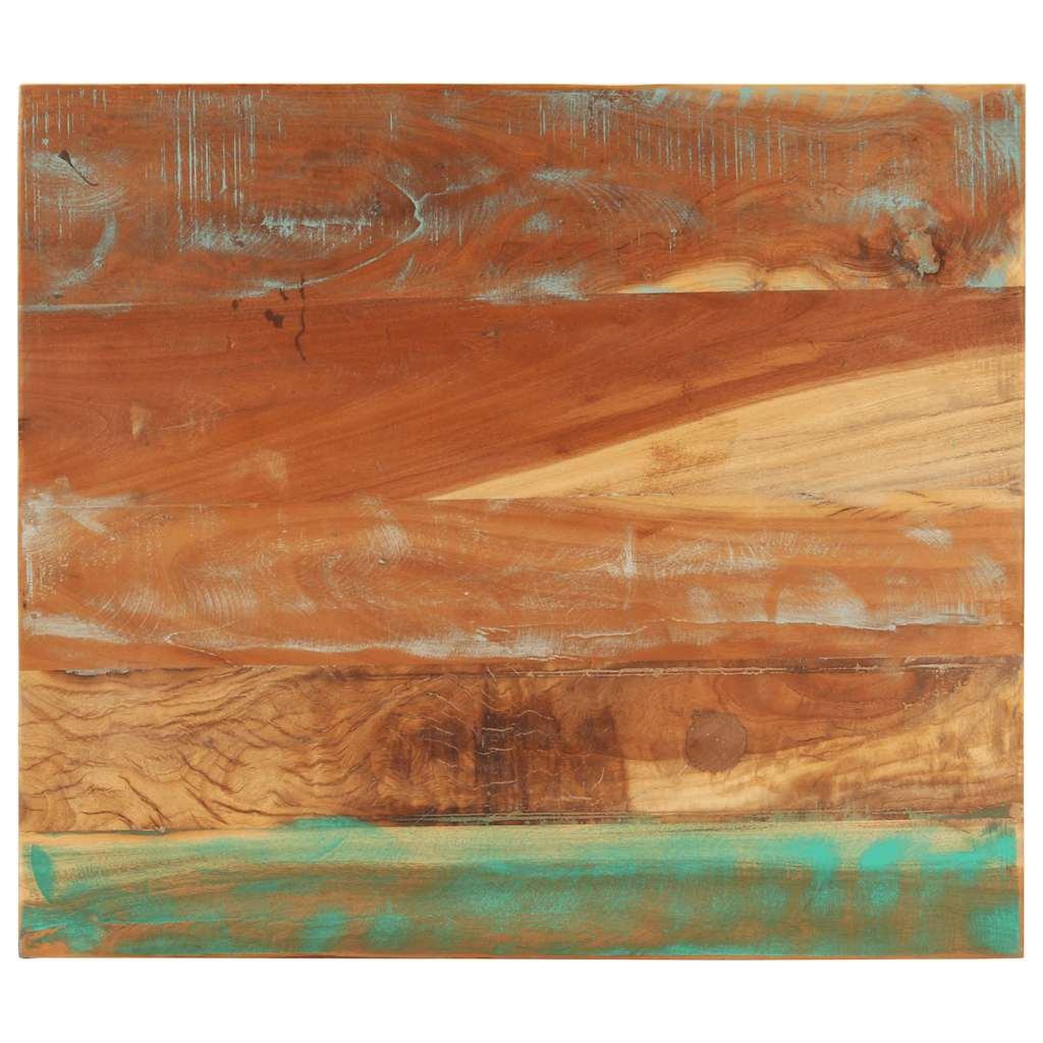 VIDAXL Dessus de table rectangulaire 70x80 cm 25-27 mm bois recupere
