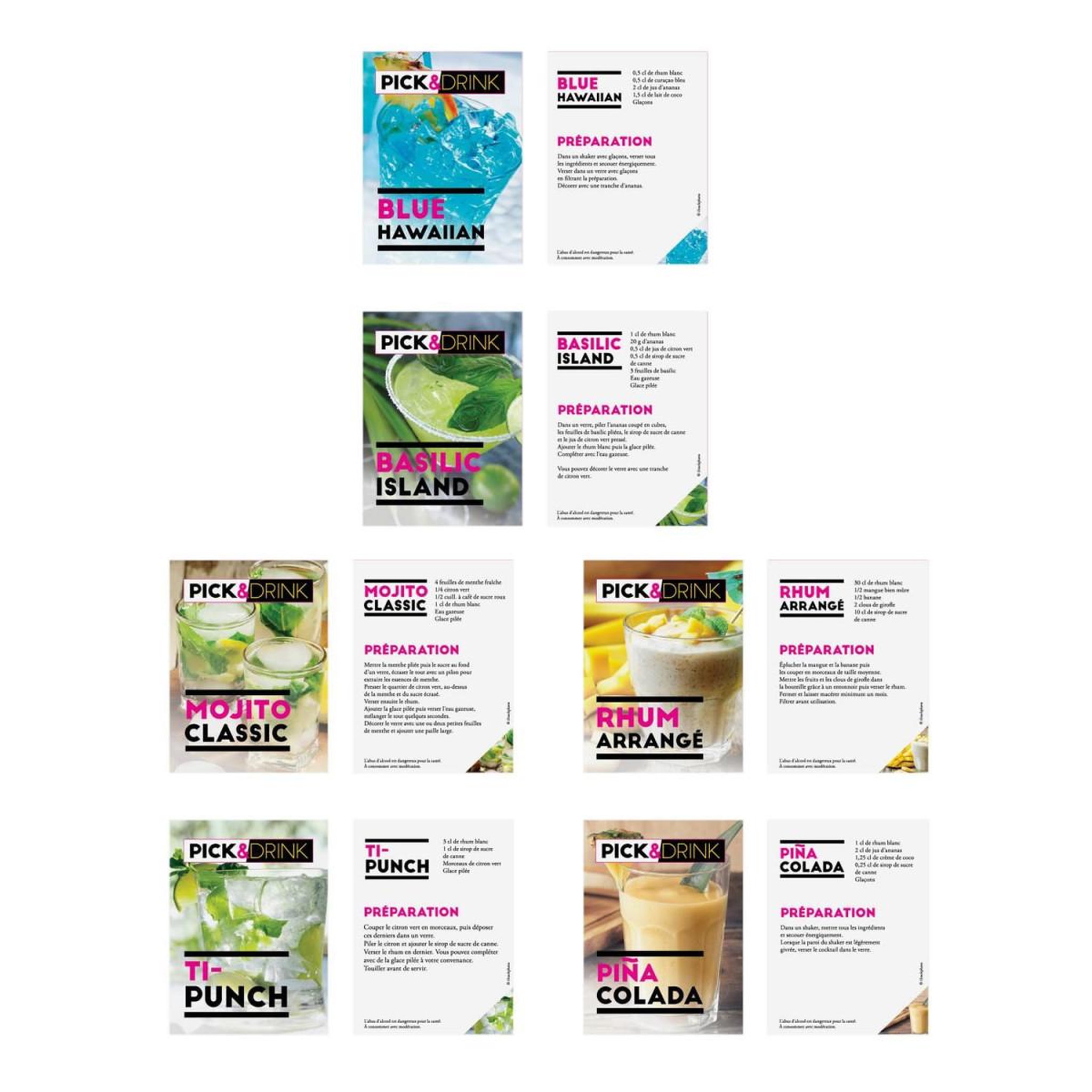Voir la diapositive 2 : COOK CONCEPT Coffret cocktail 9 pièces  rhumerie  16cm transparent
