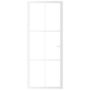 Voir la diapositive 3 : VIDAXL Porte interieure 83x201,5 cm Blanc Verre ESG et aluminium