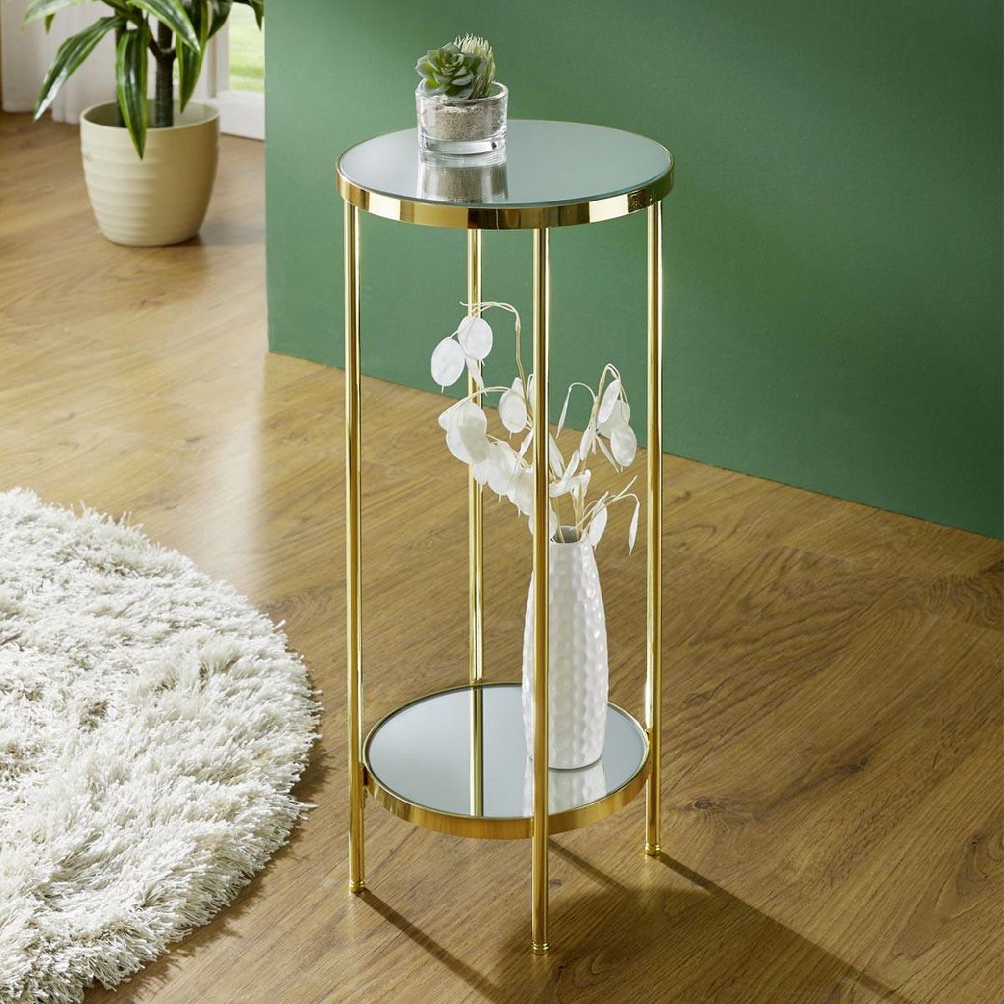 Voir la diapositive 4 : Paris Prix Sellette design ronde  palace  66cm or