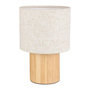 Voir la diapositive 1 : OSTARIA Lampe pin lin Léa beige marron