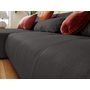 Voir la diapositive 4 : LISA DESIGN Onyx - canapé panoramique d'angle droit 7 places - en tissu