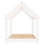 Voir la diapositive 6 : VIDAXL Lit pour chien Blanc 81x60x70 cm Bois de pin solide