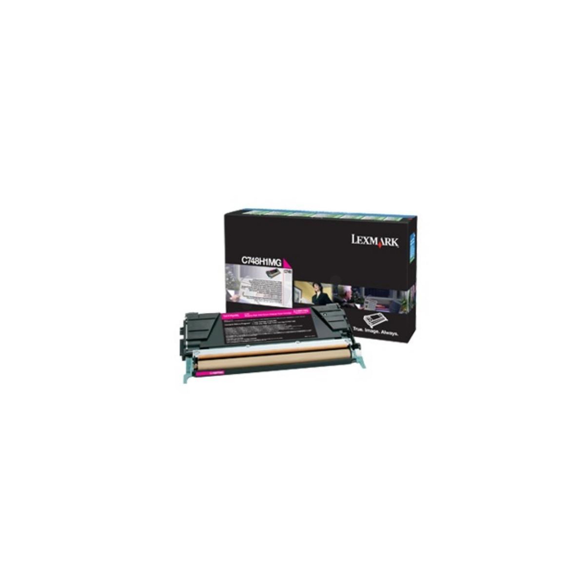 Voir la diapositive 2 : Lexmark Cartouche de toner Lexmark C748H3MG Magenta