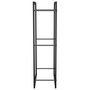 Voir la diapositive 4 : VIDAXL Portant de bois de chauffage Noir mat 50x28x94 cm Acier