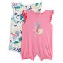 Voir la diapositive 1 : IN EXTENSO Lot de 2 combishorts bébé fille