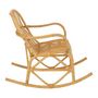 Voir la diapositive 3 : Paris Prix Fauteuil à Bascule en Rotin  Winand  87cm Naturel
