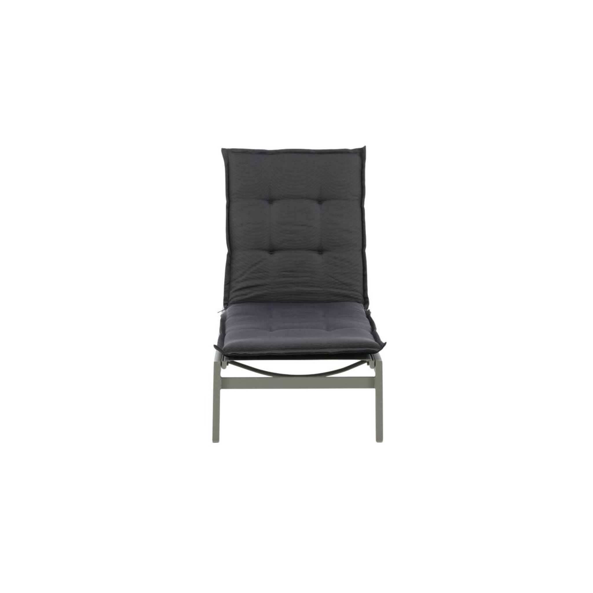 Voir la diapositive 2 : Paris Prix Coussin de chaise longue  hanna  193cm gris foncé