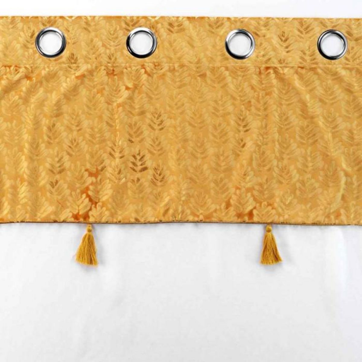 Paris Prix Rideau Voilage à Œillets  Evie  140x280cm Ocre