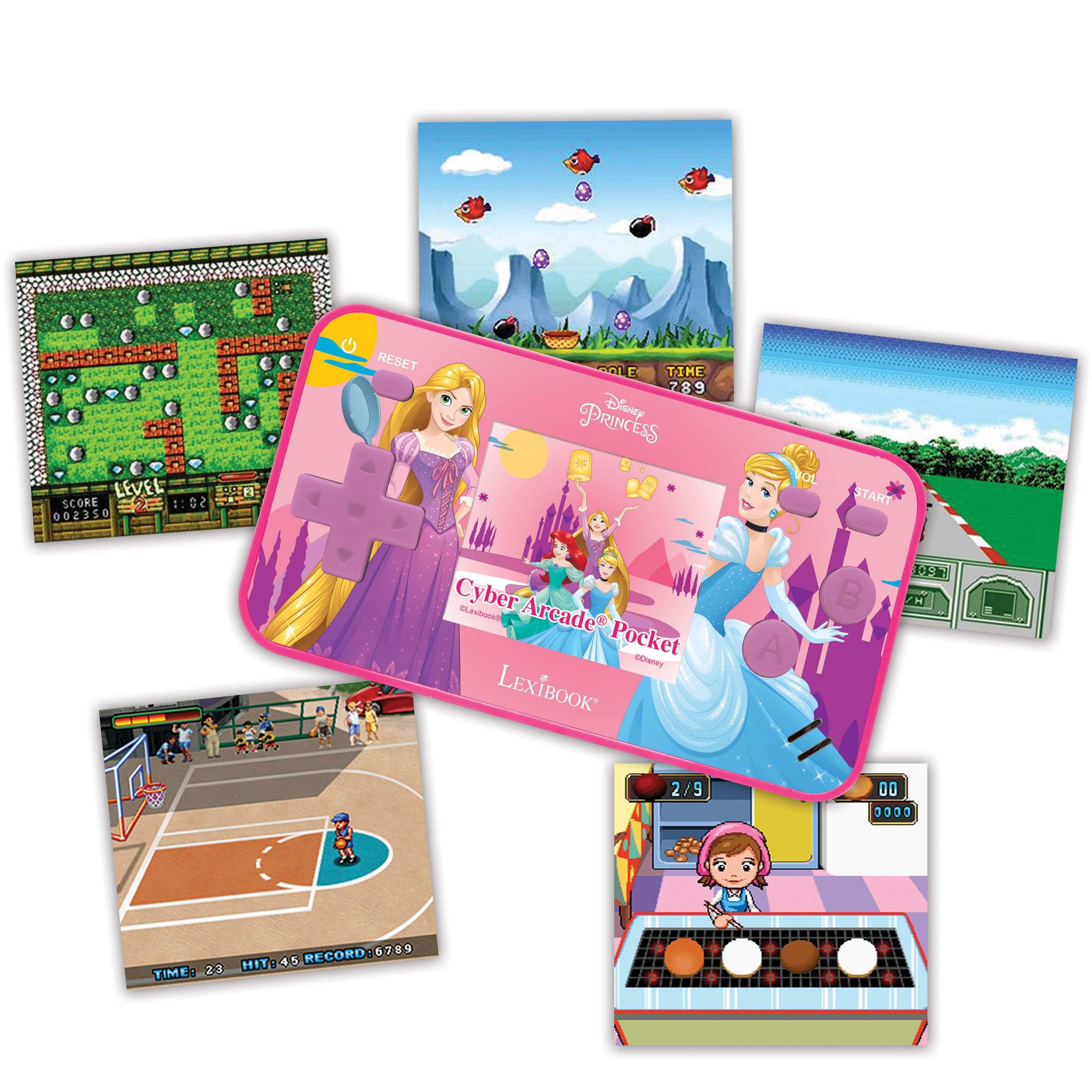 Voir la diapositive 2 : Lexibook Mini Console de jeux portable couleur Disney Princesse Cyber Arcade Pocket
