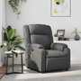 Voir la diapositive 1 : VIDAXL Fauteuil de massage inclinable Gris Similicuir