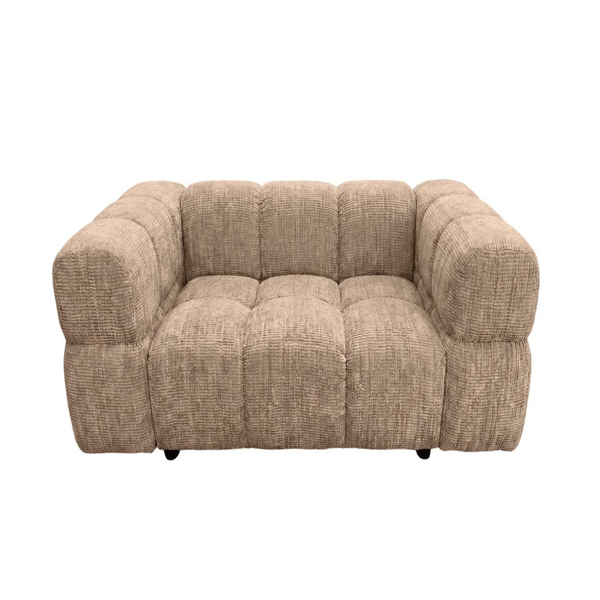 Voir la diapositive 1 : CASANOVA PARIS Gustave - canapé droit tissu chenille 2 places