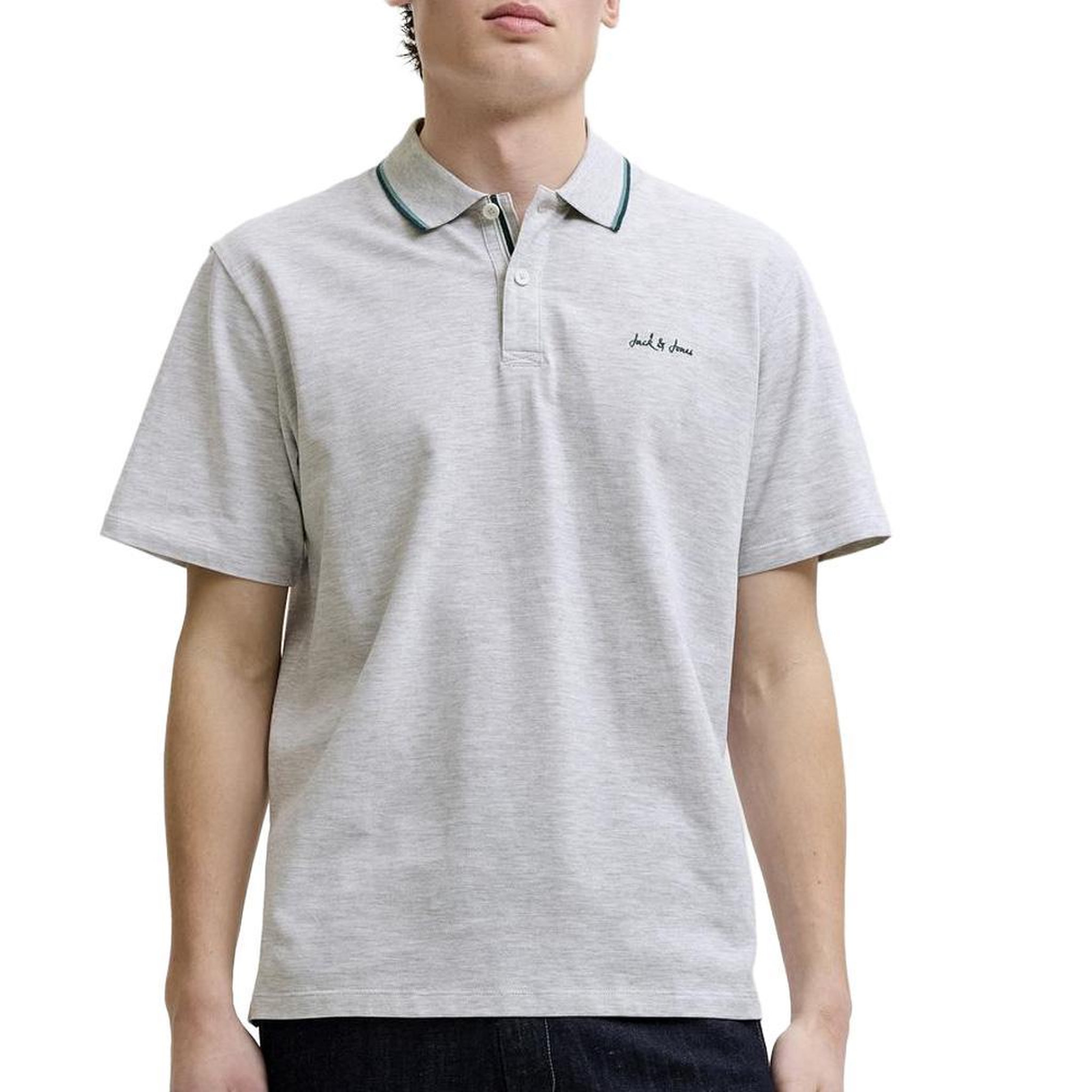 Jack & Jones Polo Blanc Homme Jack & Jones Blaze. Coloris disponibles : Blanc