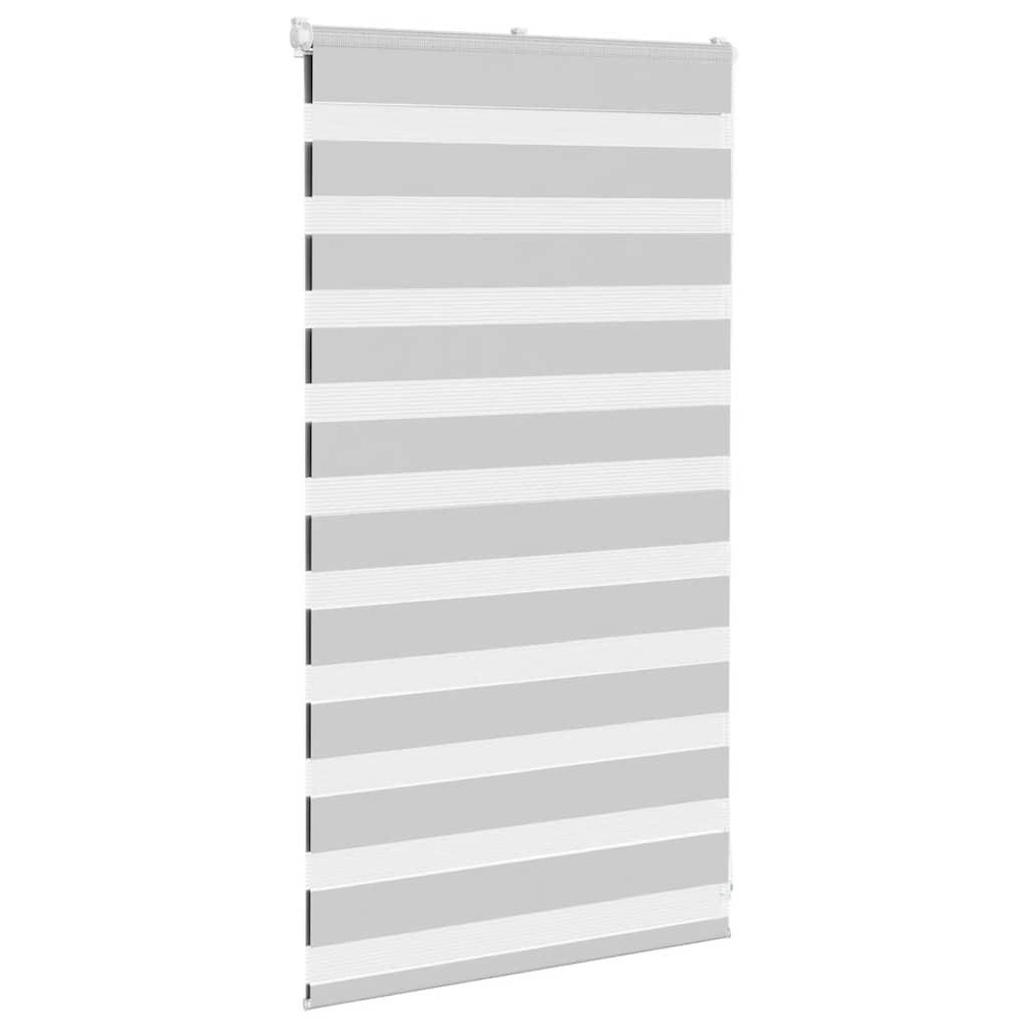 Voir la diapositive 3 : VIDAXL Store zebre gris clair largeur du tissu 85,9 cm polyester