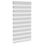 Voir la diapositive 3 : VIDAXL Store zebre gris clair largeur du tissu 85,9 cm polyester
