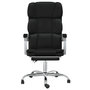Voir la diapositive 3 : VIDAXL Fauteuil inclinable de bureau Noir Similicuir