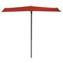 Voir la diapositive 1 : MADISON Madison Parasol de balcon Sun Wave 270x150 cm Rouge brique