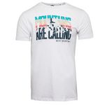 Best Mountain T shirt  Homme Best Mountain 2001. Coloris disponibles : Blanc