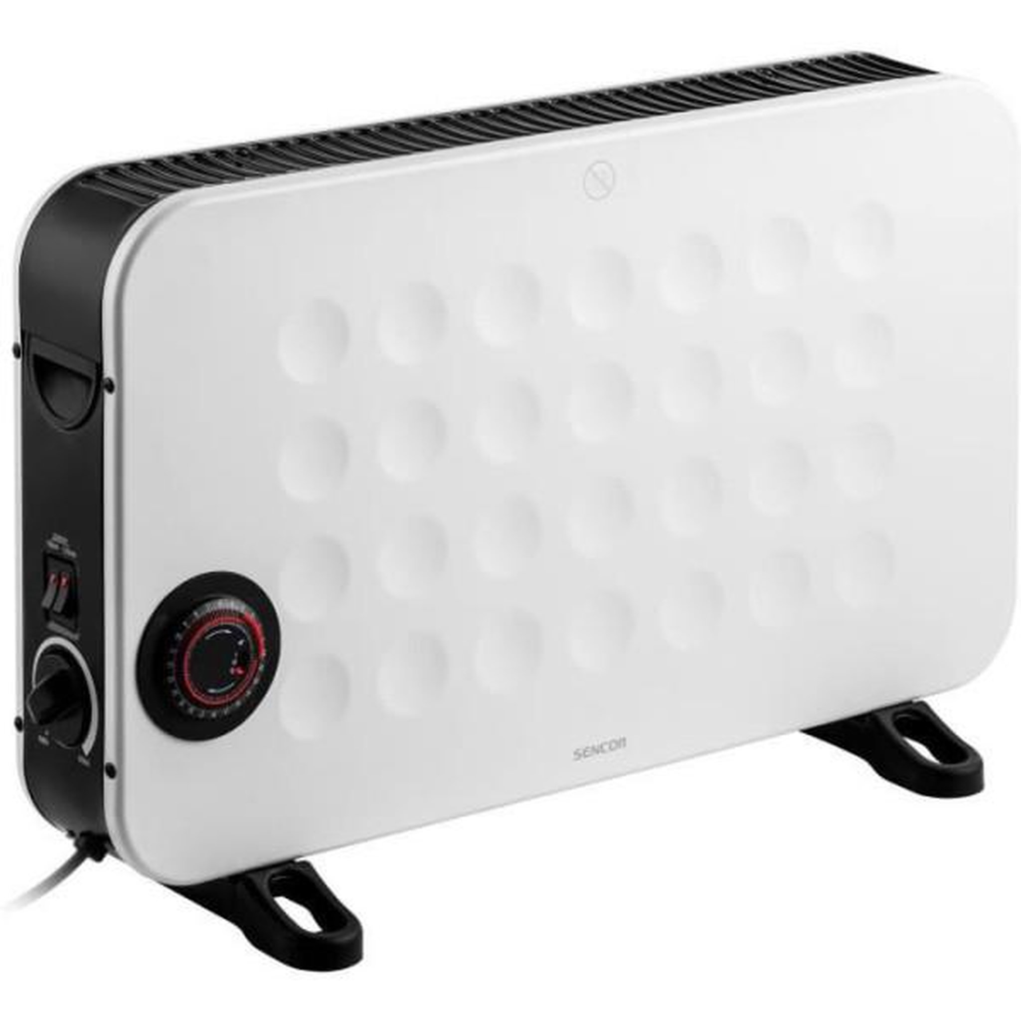 Voir la diapositive 3 : MARKET24 Radiateur - SENCOR - SCF 2100WH - 2000 W - 3 niveaux - Minuterie - Blanc