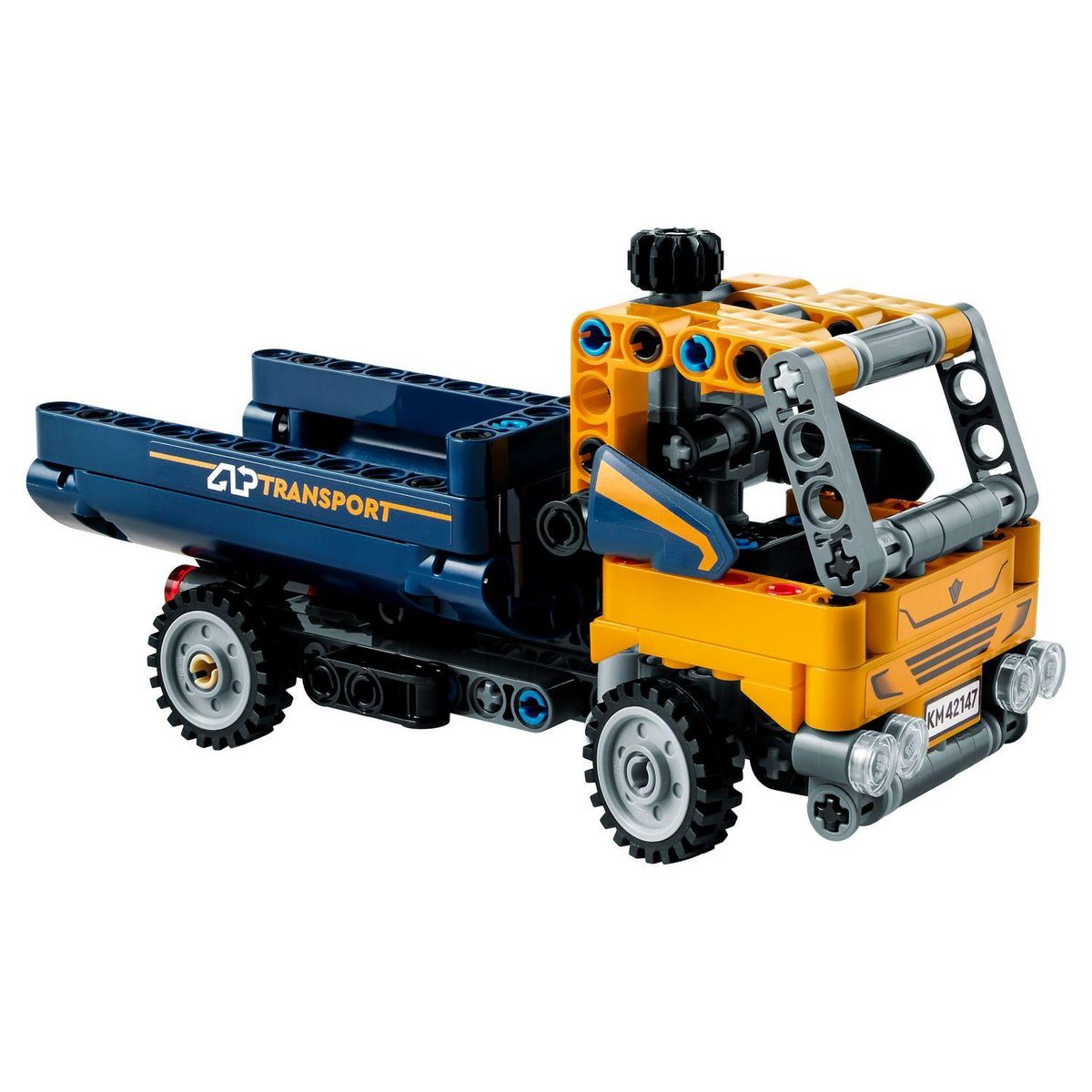 LEGO Technic 42147 Le Camion à Benne Basculante, 2-en-1, Maquette Engin de Chantier à Jouet de Pelleteuse