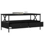 Voir la diapositive 4 : VIDAXL Table basse noir 100x51x45 cm bois d'ingenierie