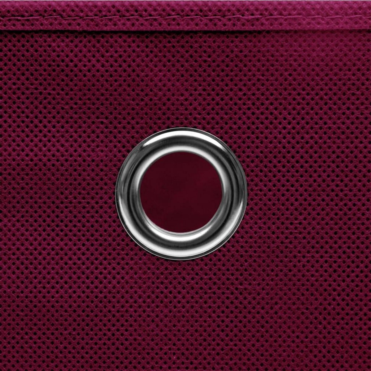 VIDAXL Boîtes de rangement 10 pcs Tissu intisse 28x28x28cm Rouge fonce