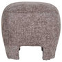 Voir la diapositive 1 : LISA DESIGN Olbia - pouf - en tissu texturé